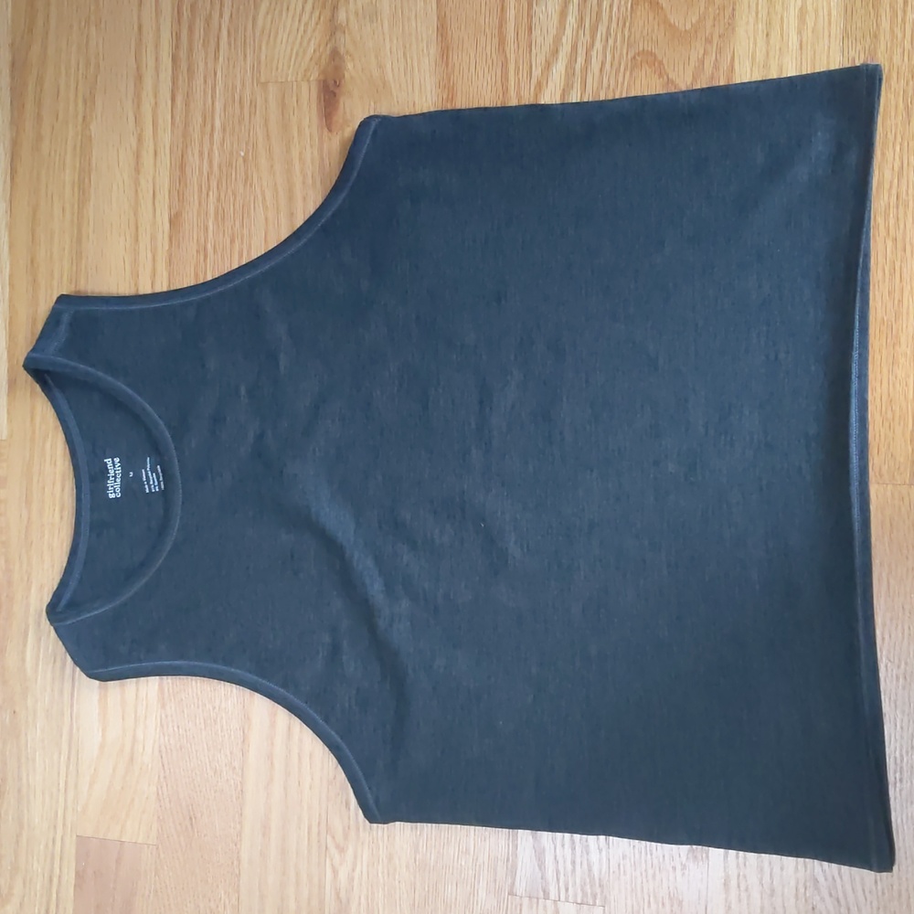 Girlfriend Collective tempo tank in moss